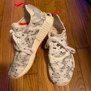 Camo Adidas NMD worn three times